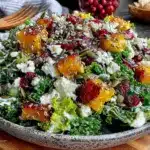cozy autumn chopped salad with roasted squash and goat cheese - featured image