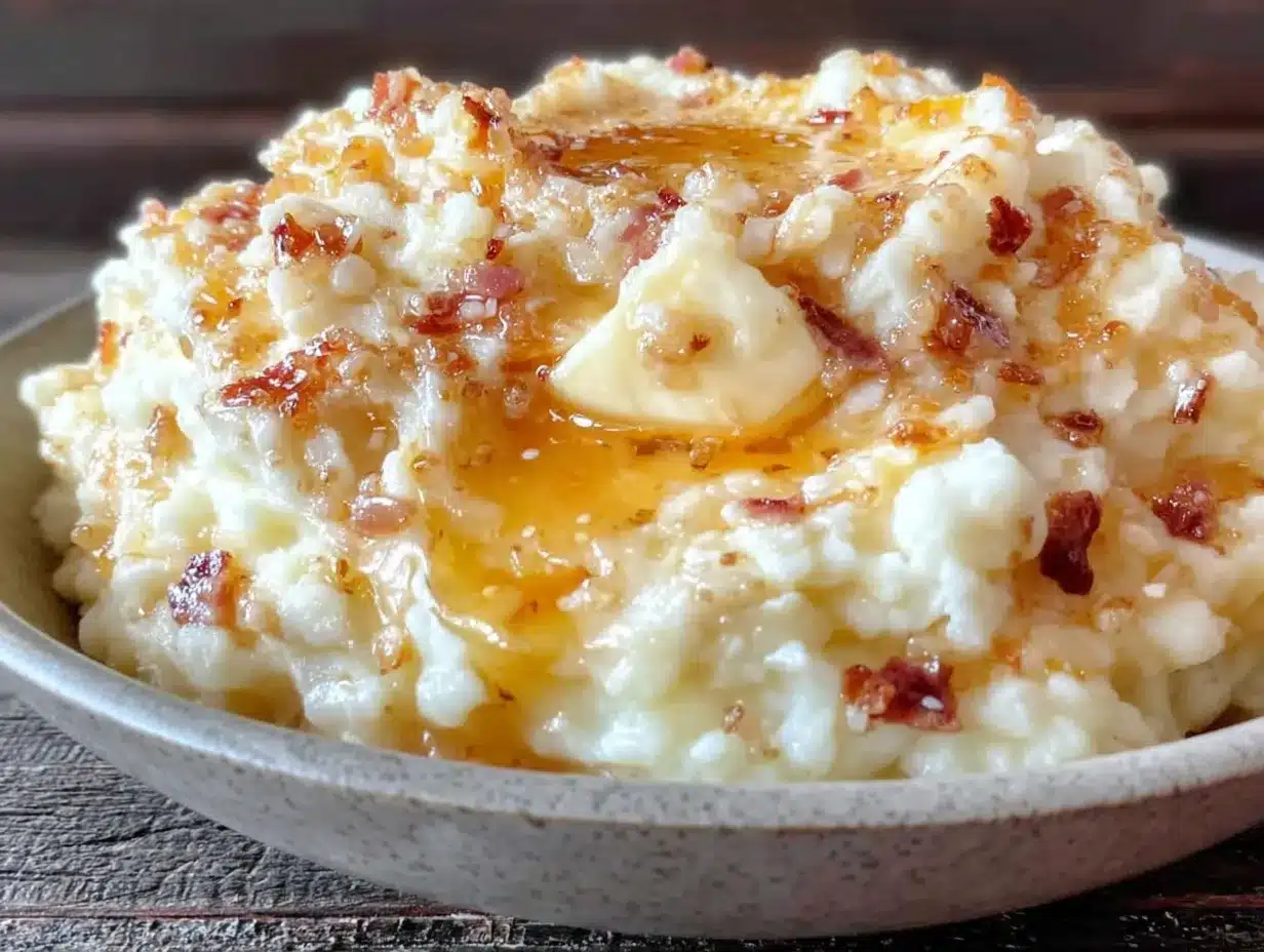 Crockpot Garlic Cream Cheese Mashed Potatoes preparation steps
