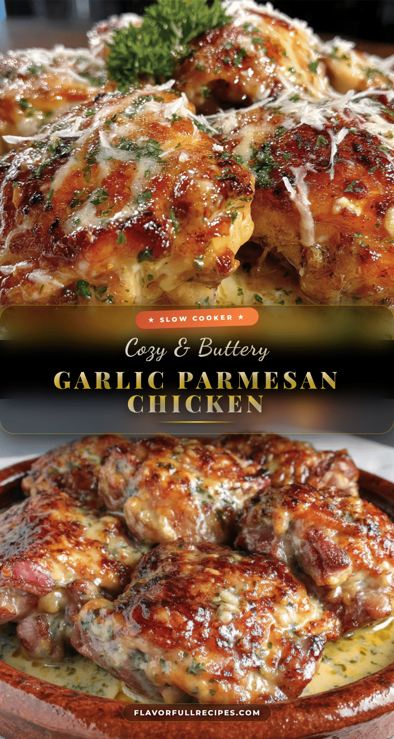 crockpot garlic parmesan chicken thighs recipe