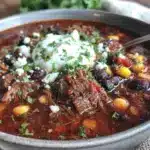 crockpot taco soup - featured image