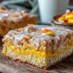 Easy Candy Corn Sugar Cookie Bars - featured image