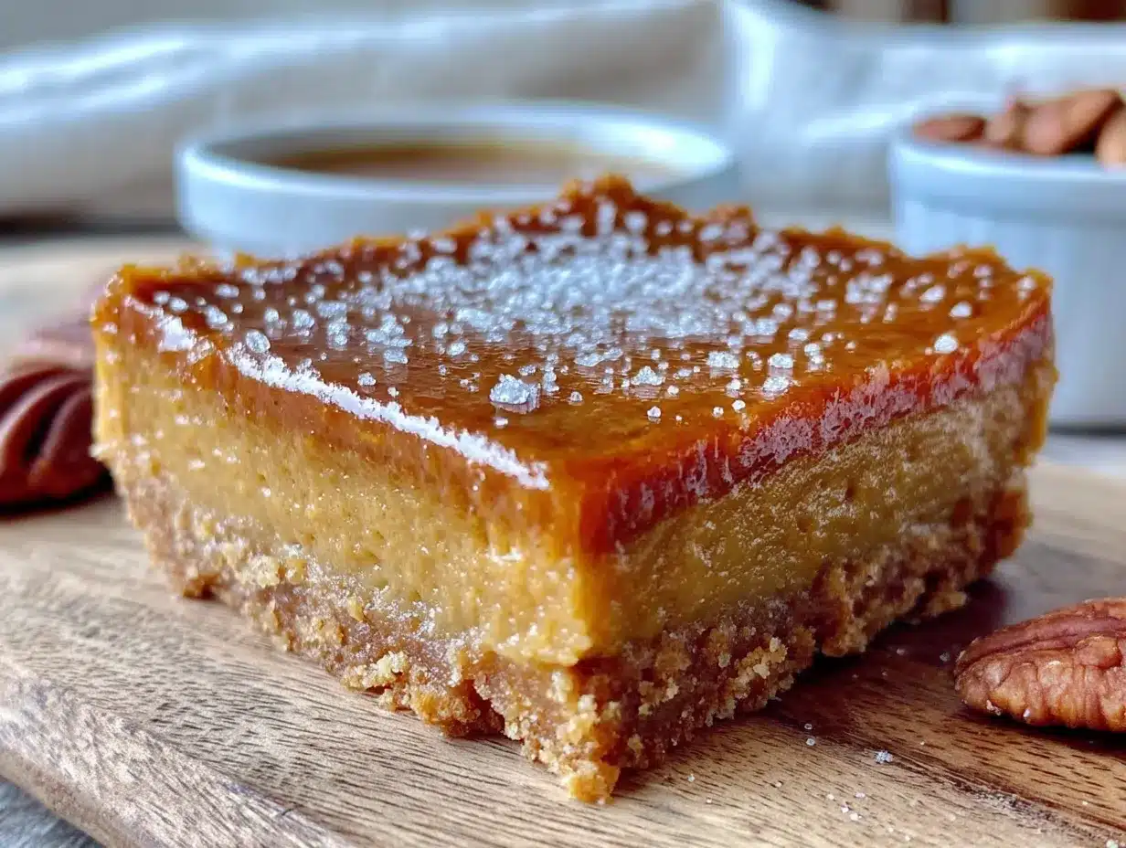 gluten-free pumpkin pie bars preparation steps