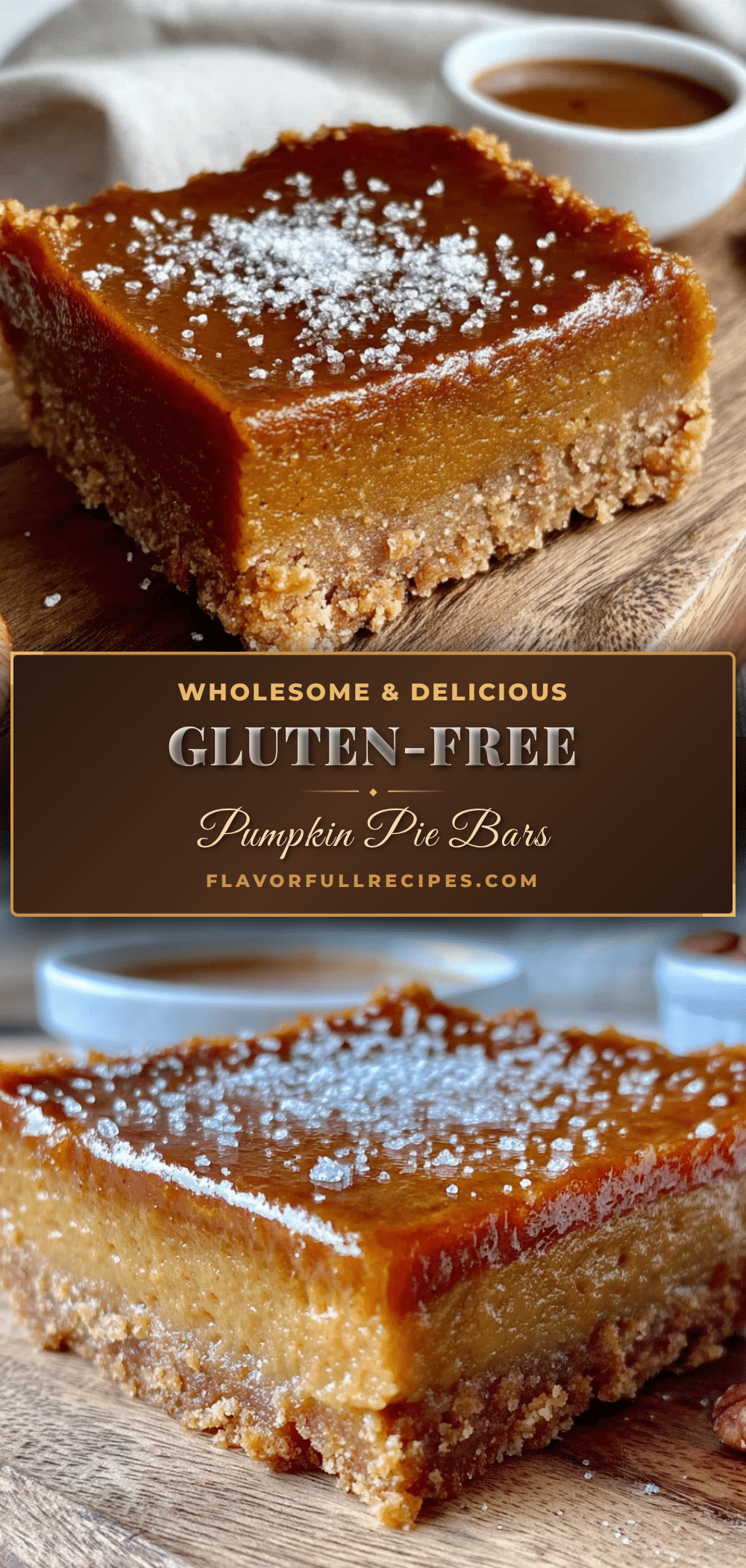 gluten-free pumpkin pie bars recipe