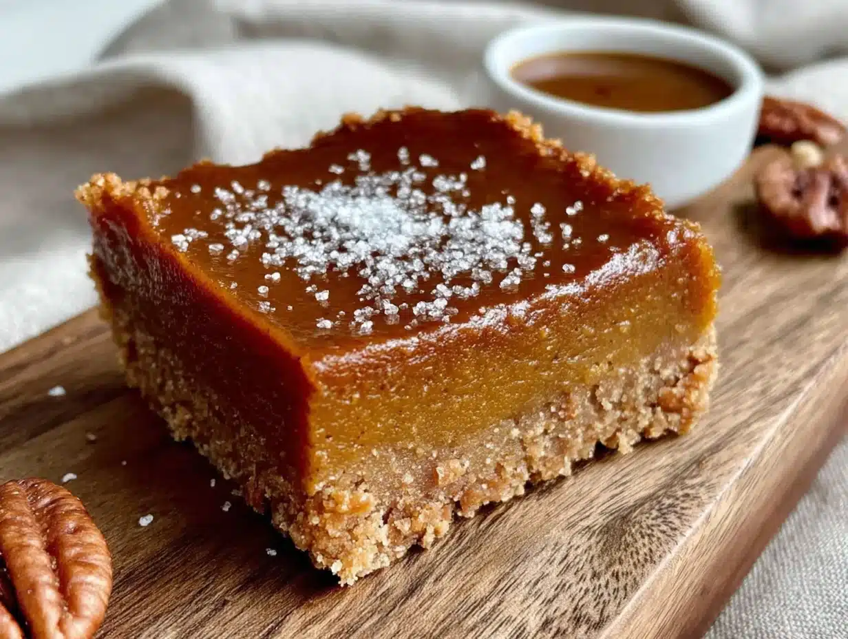 gluten-free pumpkin pie bars - featured image