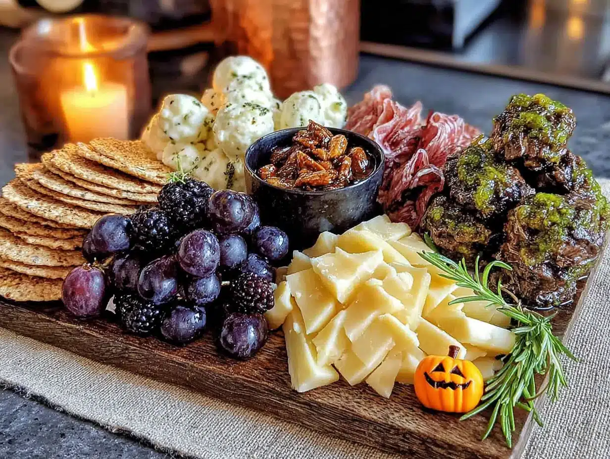 halloween charcuterie board - featured image