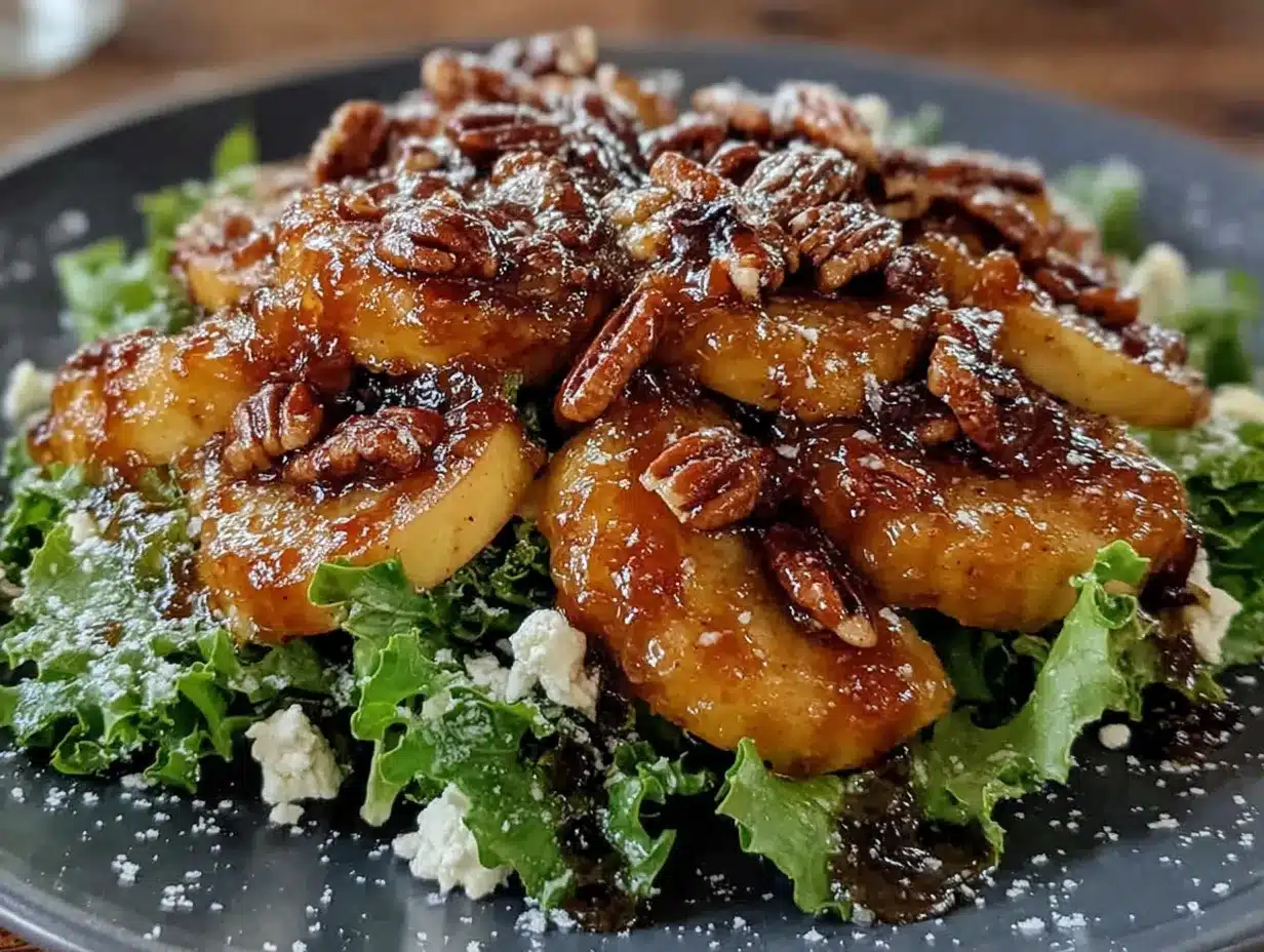 harvest apple pecan salad preparation steps