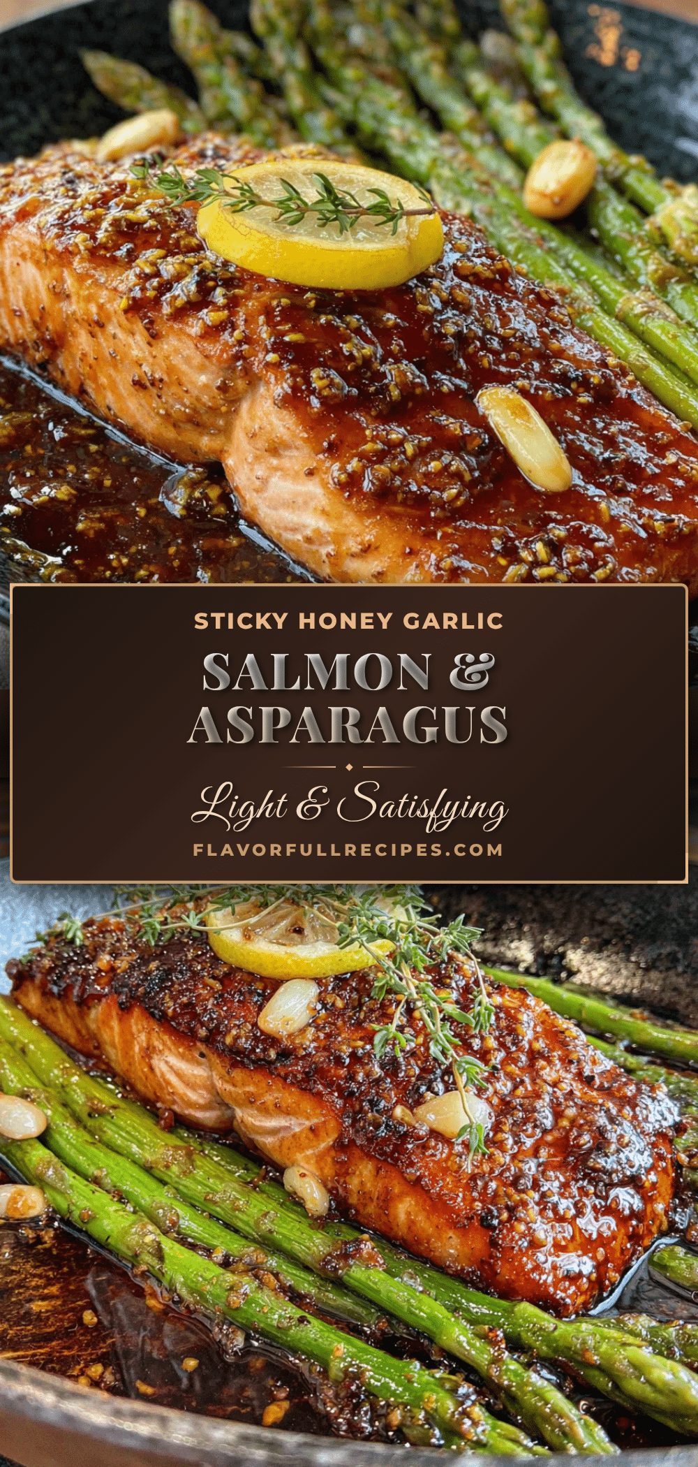 honey garlic salmon recipe