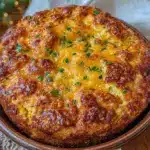 jiffy corn casserole with cheddar and green chiles - featured image