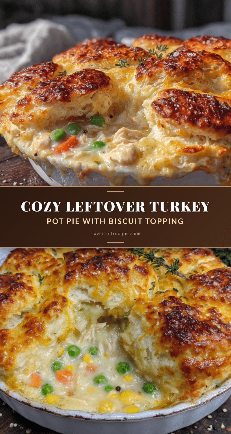 leftover turkey pot pie with biscuit topping recipe