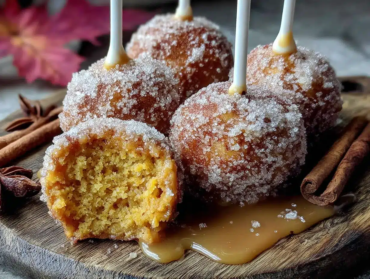 pumpkin cake pops - featured image