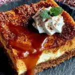 pumpkin cheesecake bars with gingersnap crust - featured image