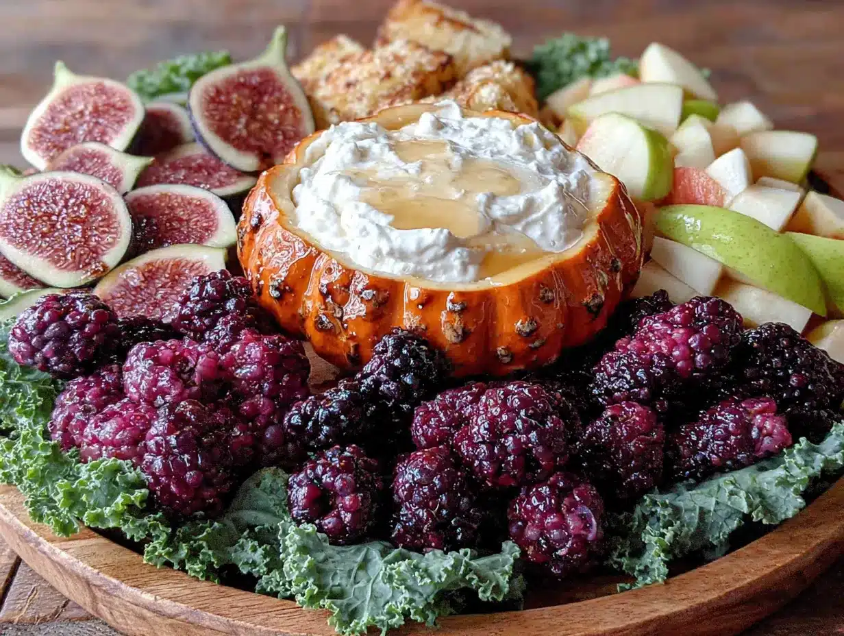 pumpkin patch fruit tray preparation steps