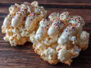 Spooky White Chocolate Popcorn Hands - featured image