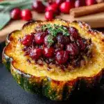 stuffed acorn squash - featured image