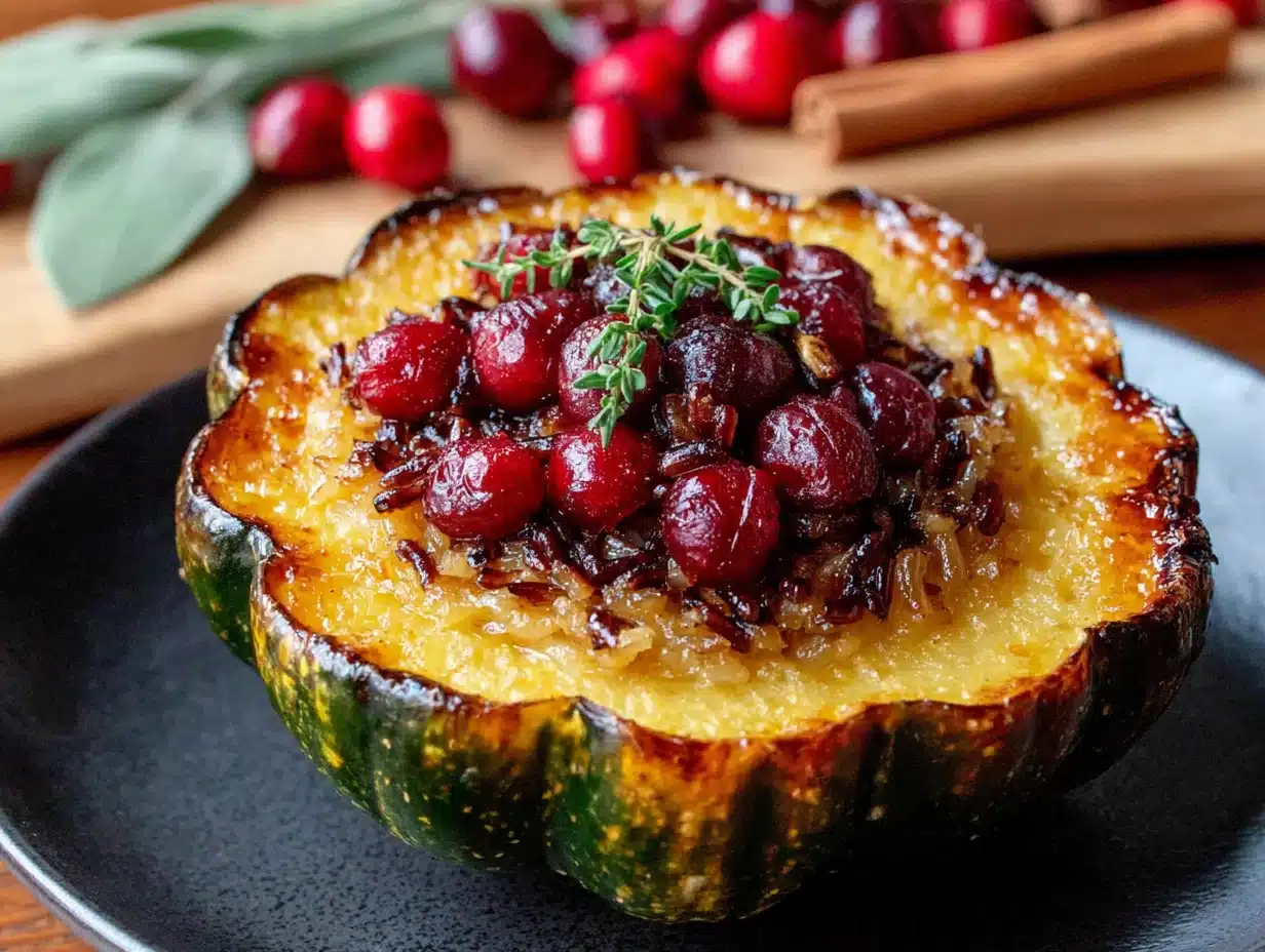 stuffed acorn squash - featured image