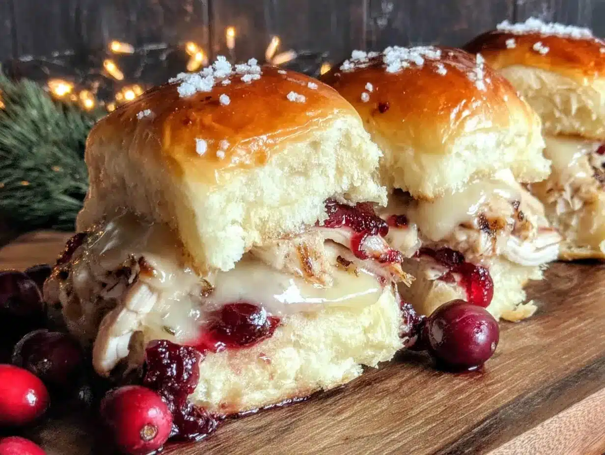 turkey cranberry sliders preparation steps