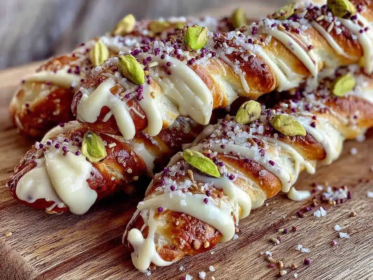 witch finger pretzel rods preparation steps