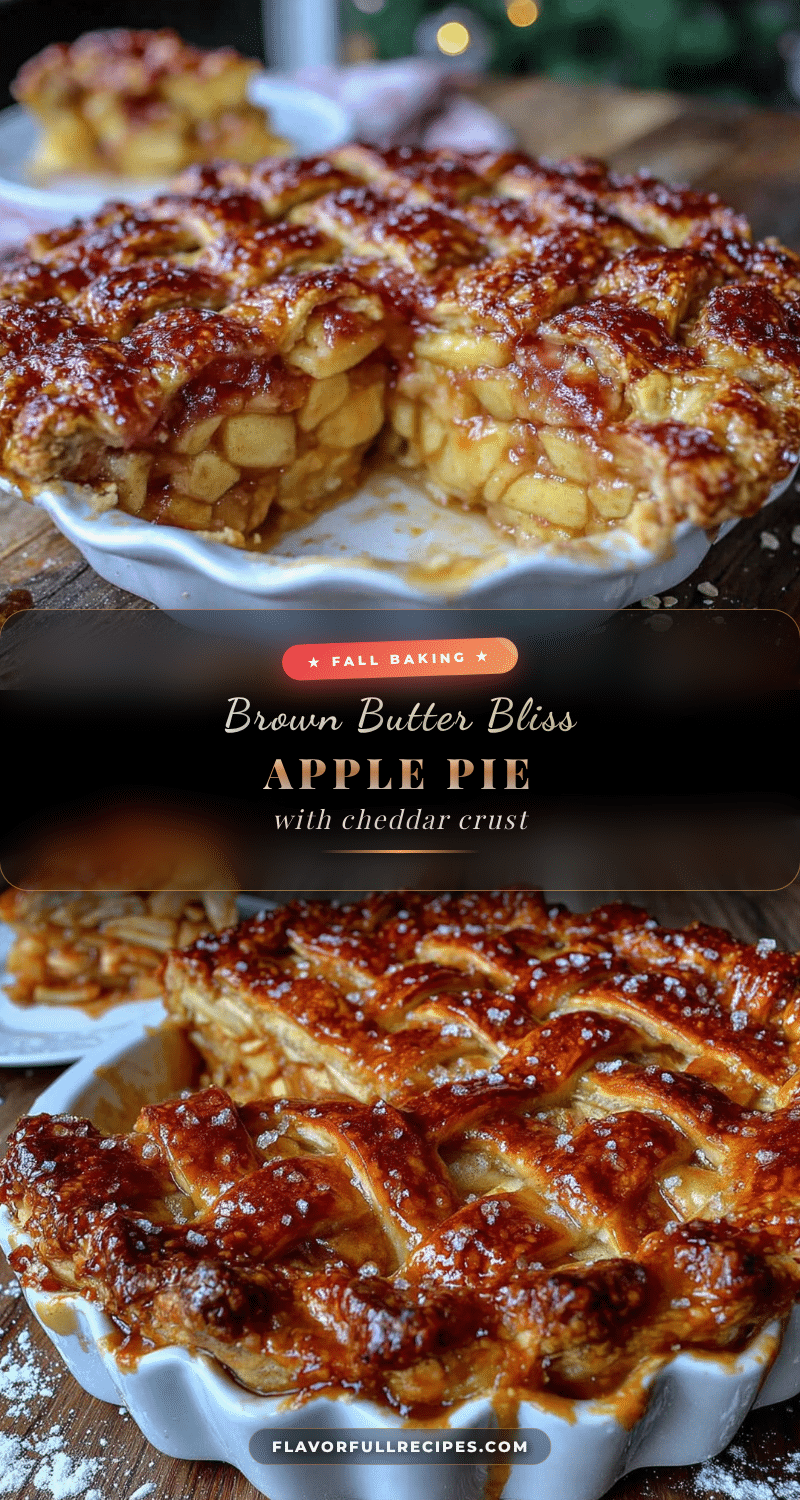 brown butter apple pie with cheddar crust recipe