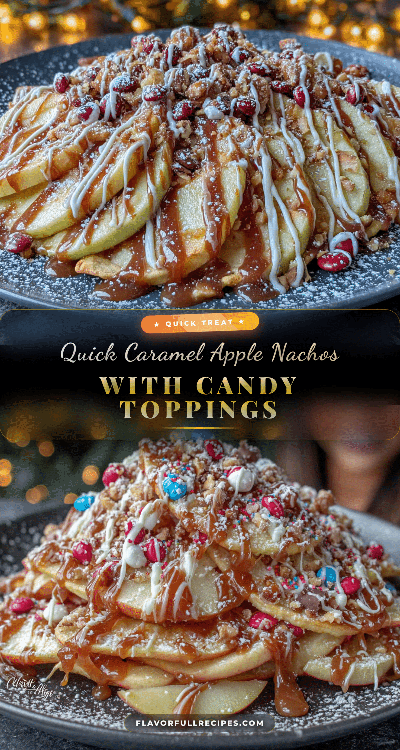 caramel apple nachos recipe
