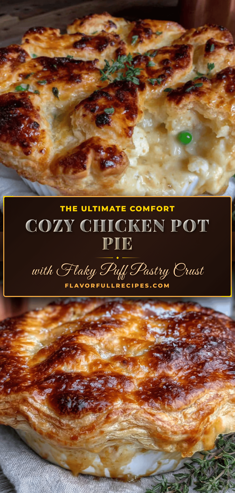 cozy chicken pot pie recipe