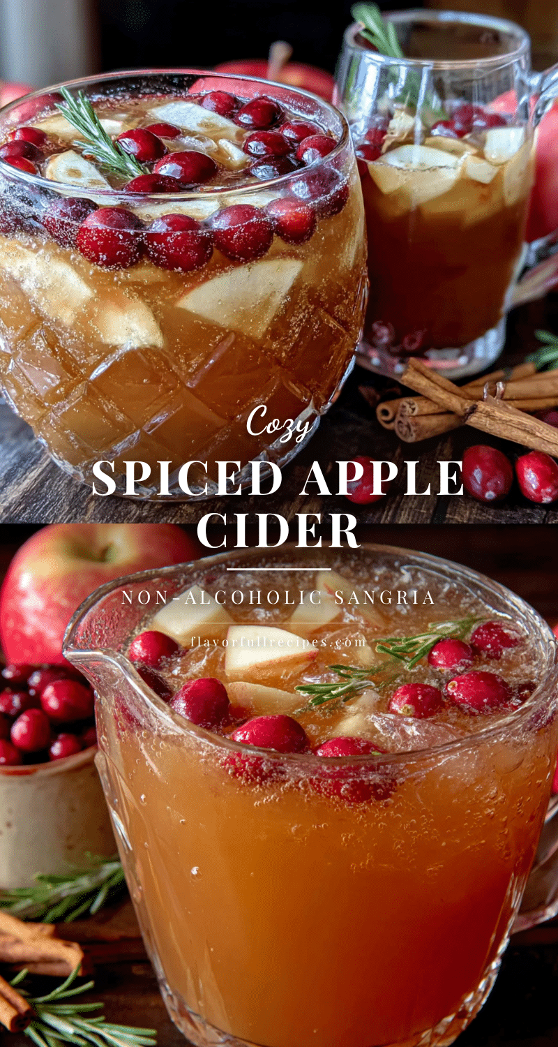cozy spiced apple cider sangria recipe