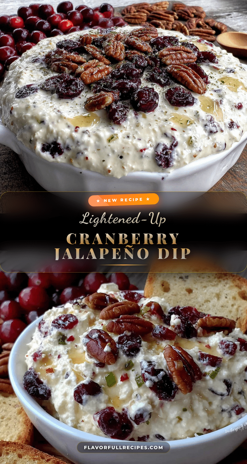 cranberry jalapeño cream cheese dip recipe