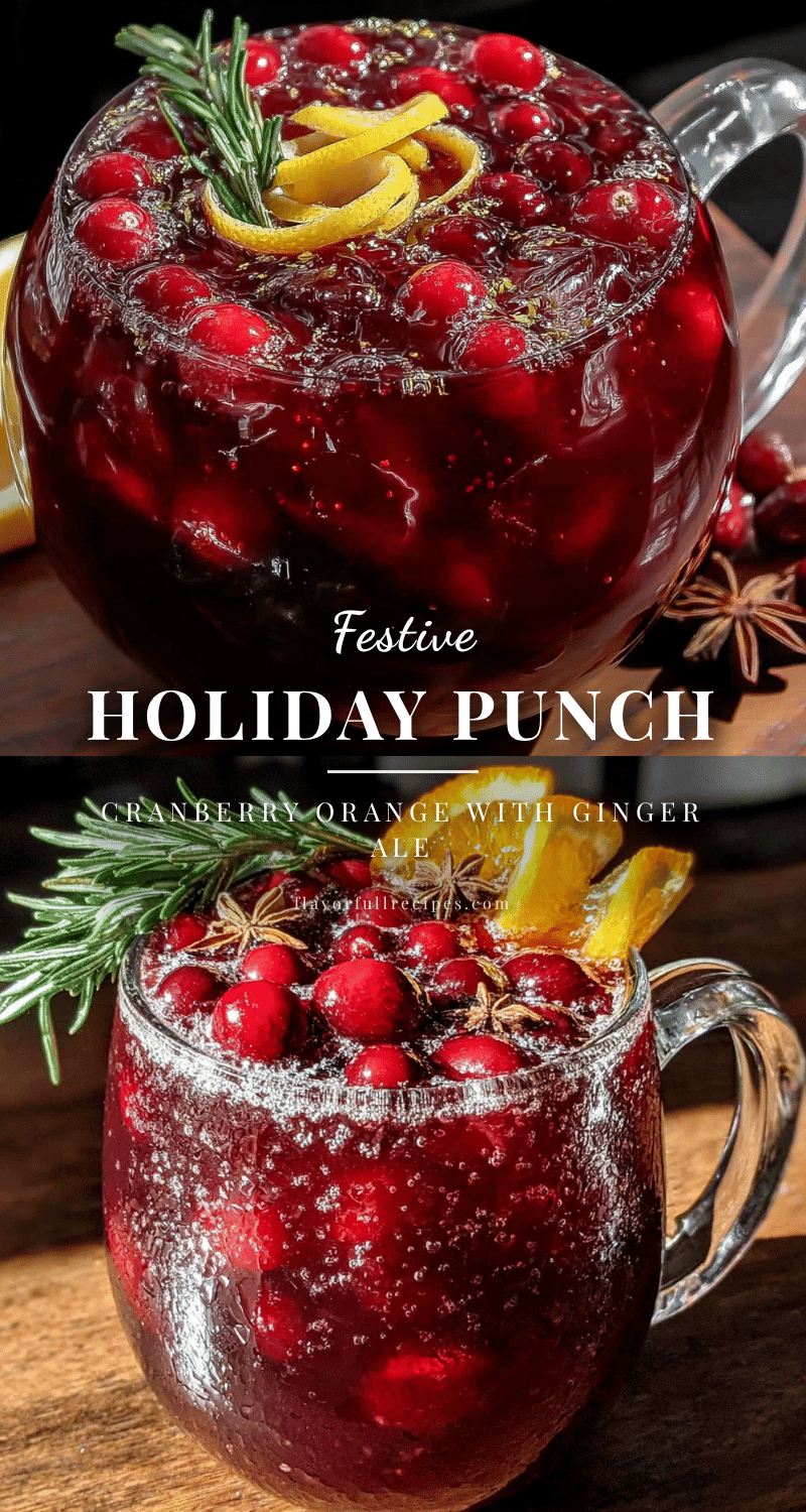 cranberry orange holiday punch recipe
