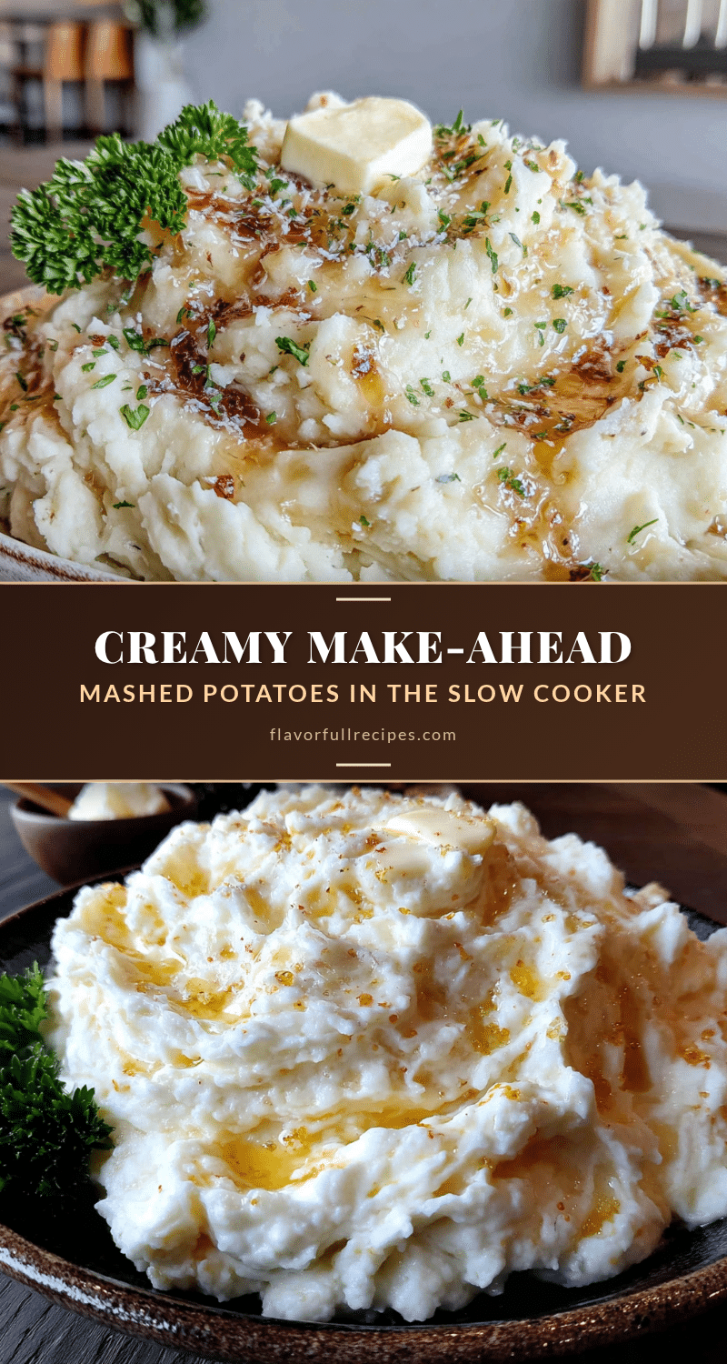 creamy make-ahead mashed potatoes in the slow cooker recipe