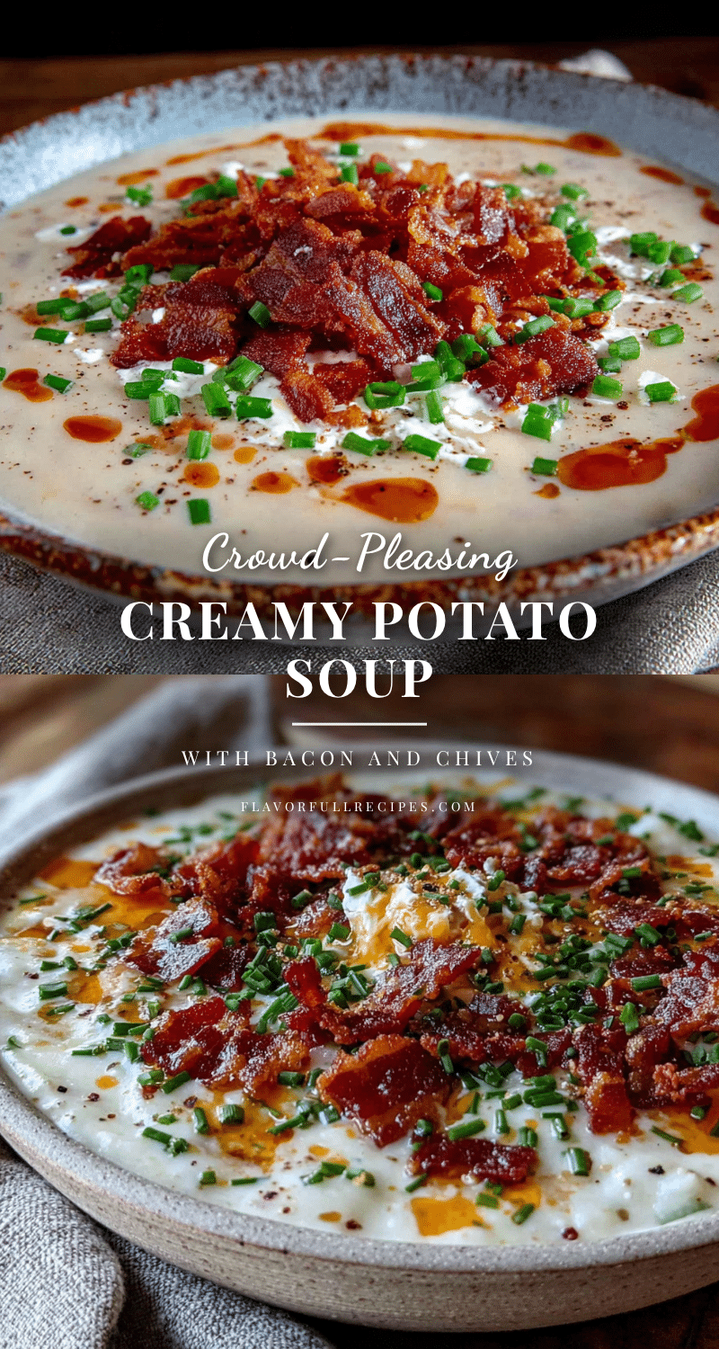 creamy potato soup with bacon and chives recipe