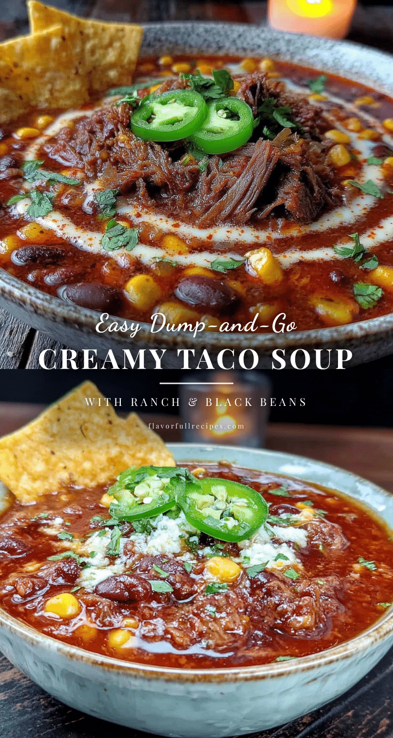 creamy taco soup recipe