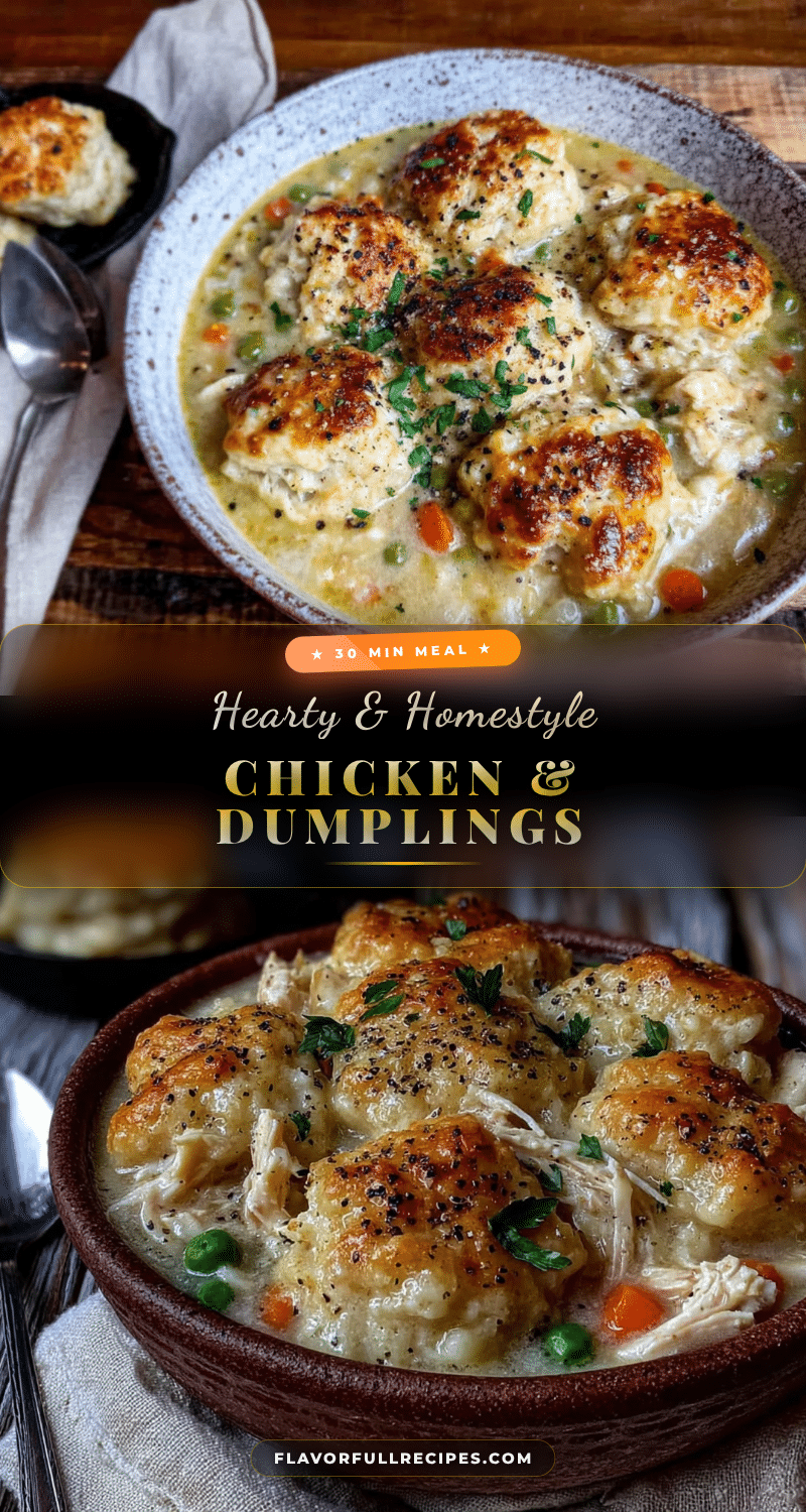 easy 30-minute chicken and dumplings recipe