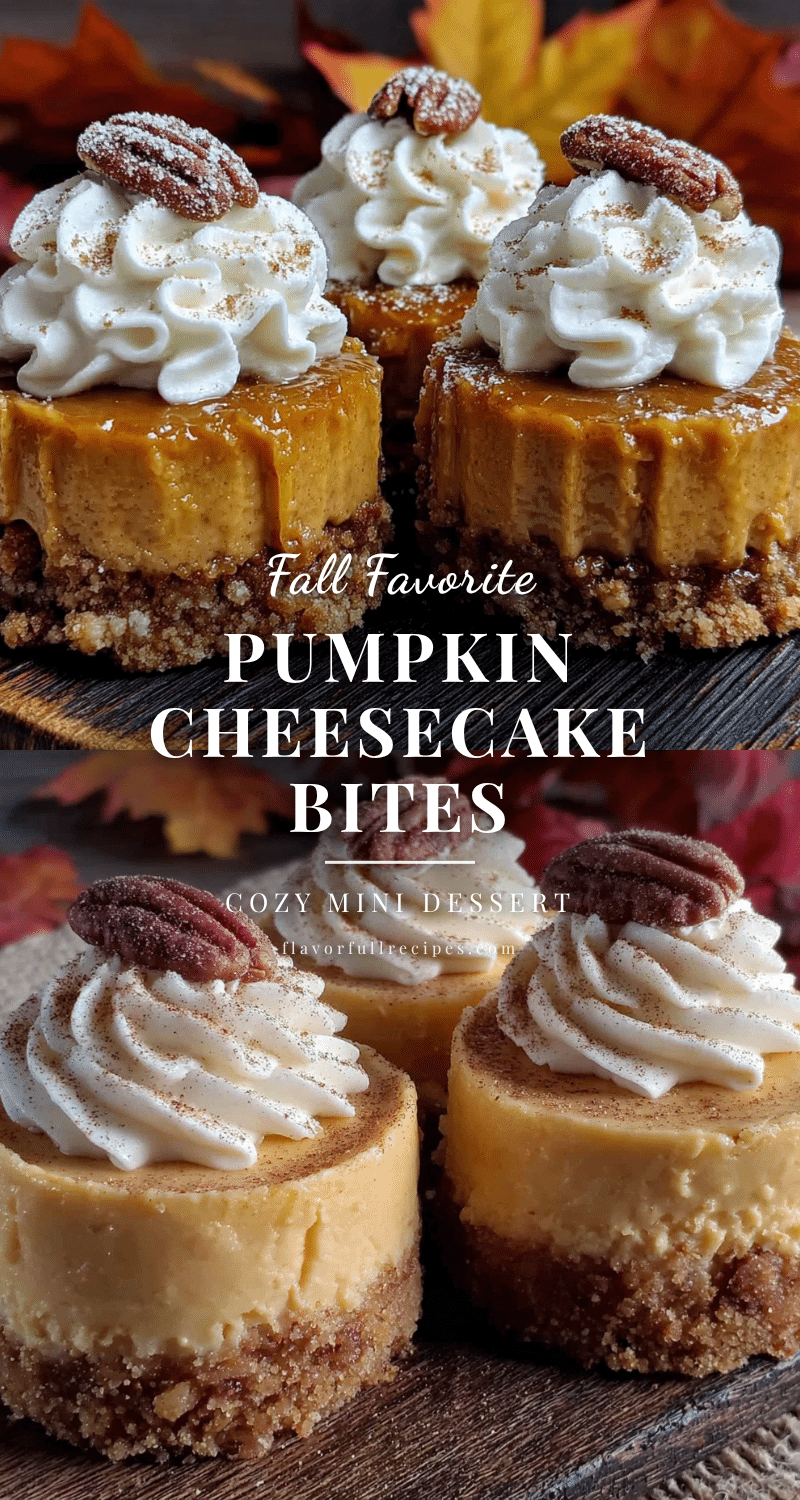 easy mini pumpkin cheesecake bites recipe
