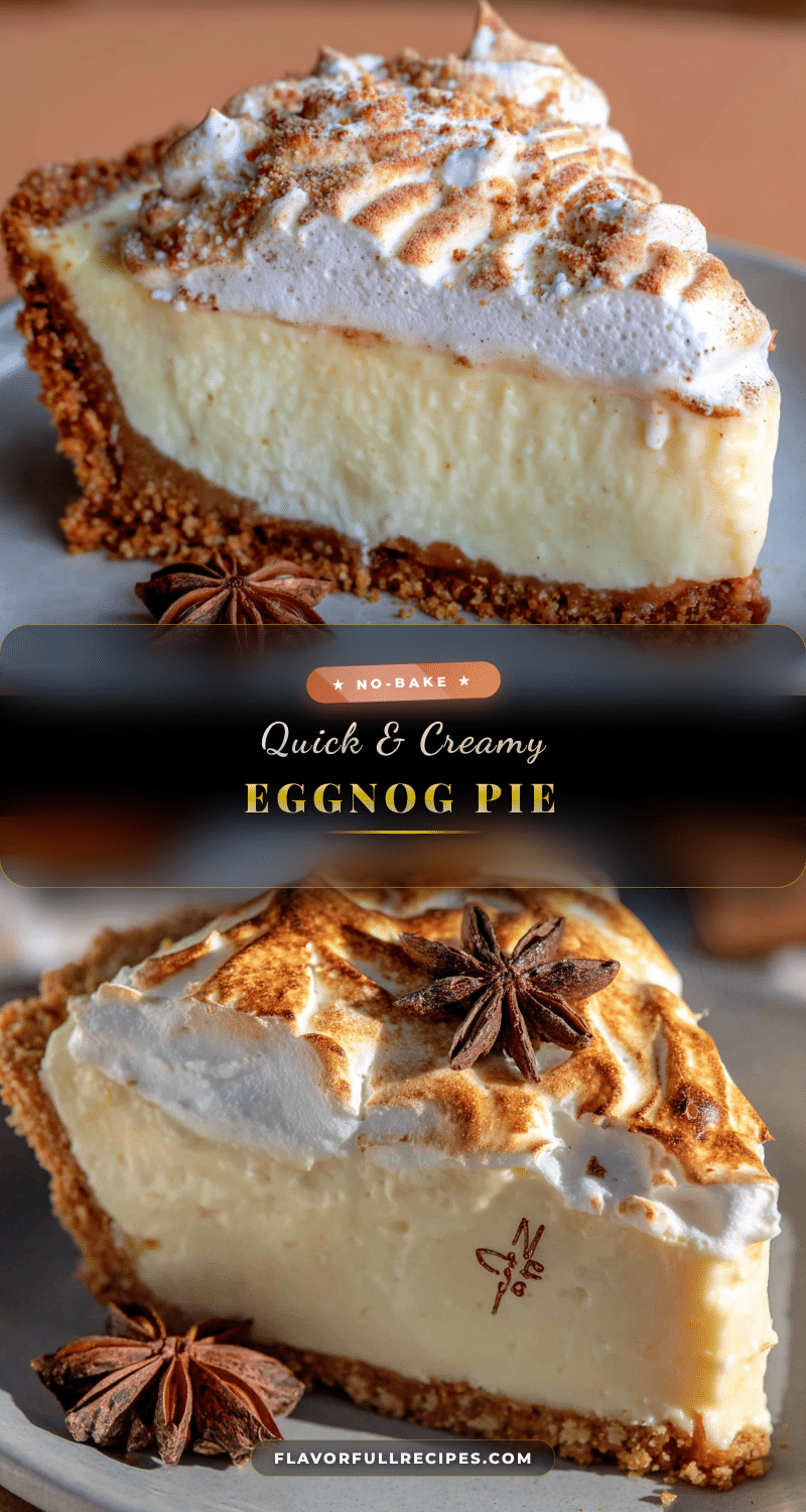 no-bake eggnog pie recipe
