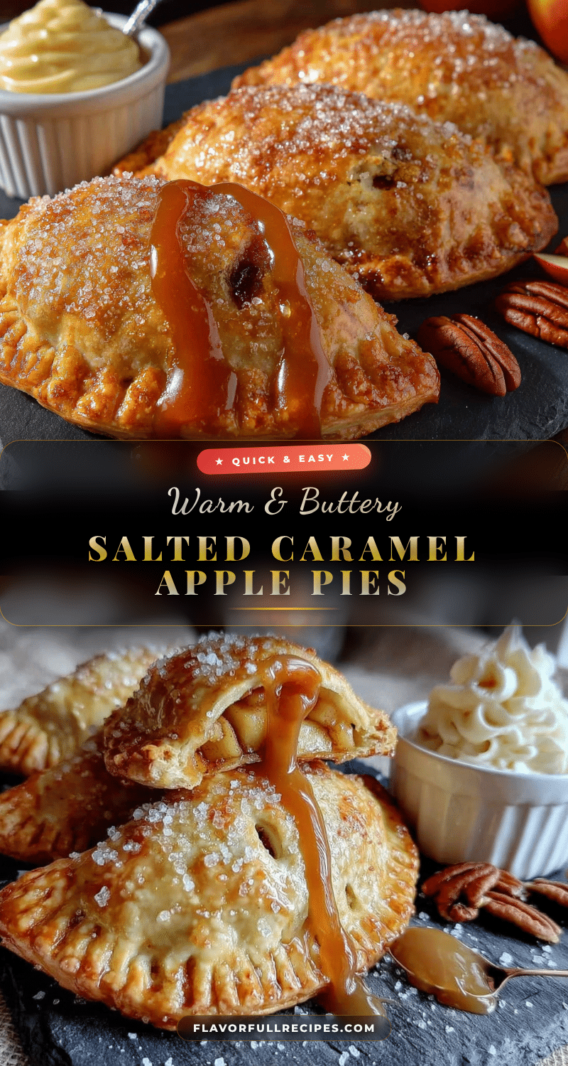 Salted Caramel Apple Hand Pies recipe