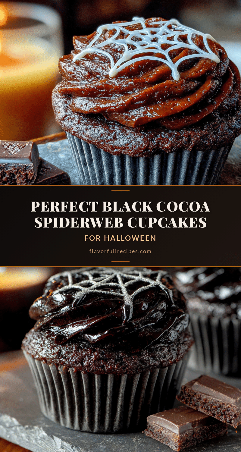 spiderweb cupcakes recipe